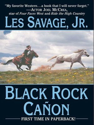 cover image of Black Rock Cañon
